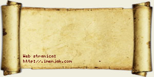 Minja Baćina vizit kartica